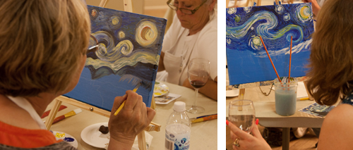 Painting Evening Classes, Paint and Wine, Atascadero