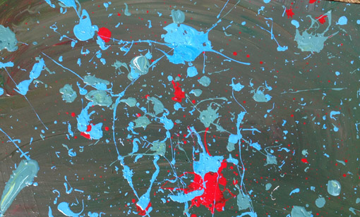 Action Painting - High School Art Curriculum - Drawing on History - Jackson Pollock