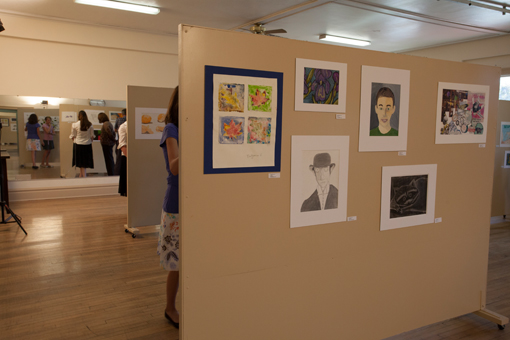student art show - knoodleu - atascadero art classes - drawing on history - homeschool art curriculum