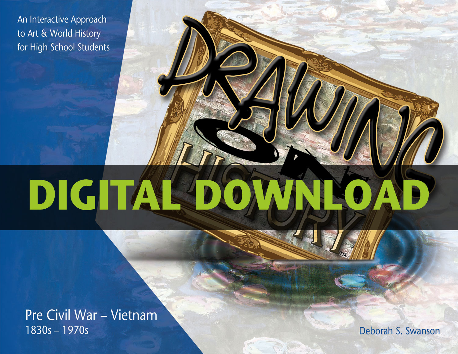 Drawing on History - Digital Download PDF - Art Curriculum for Homeschool High School Students - Download Art Projects Now - KnoodelU Publishing